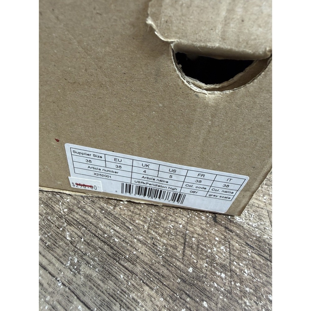 Pendleton Wool US Rubber Co. High Top Sneakers Southwest Jacquard Size 5 Womens - Picture 11 of 11